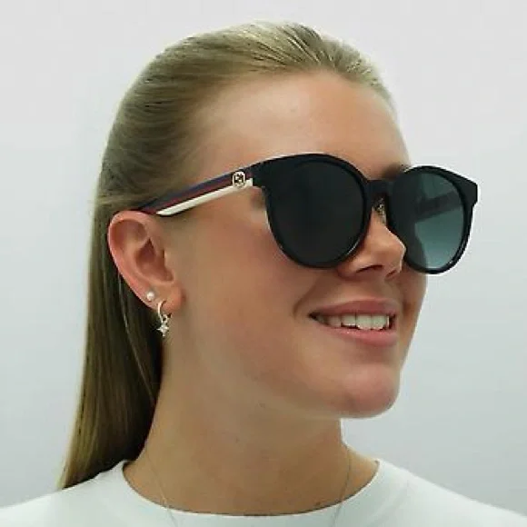 🔥♥️🔥AUTHENTIC Gucci Sunglasses GG0416SK 003 55-20-145  Made in Italy - Picture 12 of 14